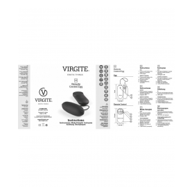VIRGITE G3 BLACK EDITION- HUEVO VIBRADOR CON MANDO A DISTANCIA